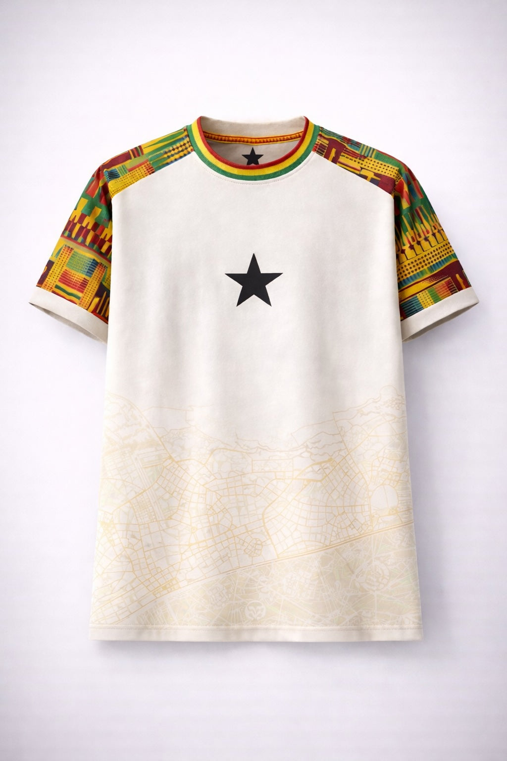 Ghana Heritage Jersey – Accra Street Map Edition